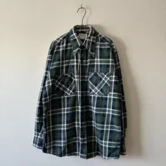 70’s ビンテージ Sears シアーズ プリントネルシャツ