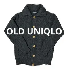 OLD UNIQLO オールドユニクロ ニット カーディガンY2K アランニット