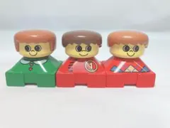 LEGO デュプロ フィグ 人形本体 まとめ売り 3点セット