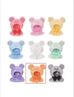 ディズニーストア シークレットポンチョ オレンジ