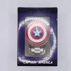 キャプテン・アメリカ 盾デザイン 腕時計