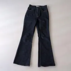 極美品✨️マウジー MVS FLARE 25 デニム フレア 濃紺のサムネイル