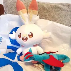 ポケットモンスター ポケピース もふぐっとぬいぐるみ ヒバニー と ボーマンダ