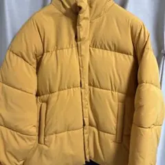 マスタード キルティングダウンジャケット フード付き 値下げ可能