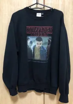 GU ストレンジャー・シングス ブラックスウェット　Sサイズ