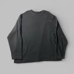 02年製 GAP ロングスリーブT ブラック 墨黒
