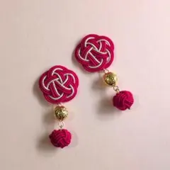 No.772　水引ピアス・イヤリング