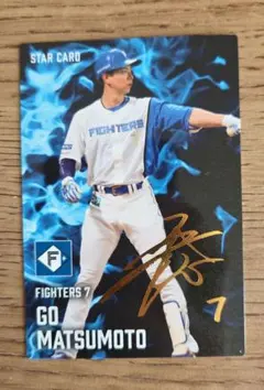 BBM 2018 日本ハム　松本剛　直筆サインカード　30枚限定 BBM 2018 日本ハム 松本剛 直筆サインカード 30枚限定 BBM 2018