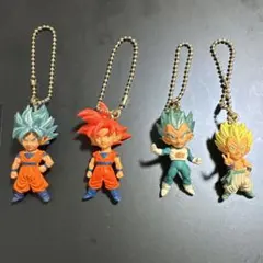 ドラゴンボール ガチャ　キーホルダー 4体まとめて