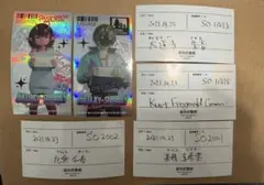 銀河特急ミルキーサブウェイ キーホルダー 証明写真風シール セット