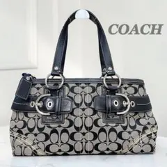 COACH y2k Soho Signature Tote Bag black