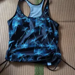 パームツリー柄長袖水着セット Mサイズ