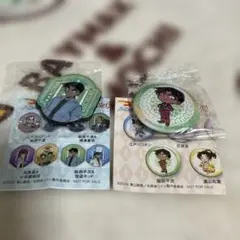 くら寿司×名探偵コナン 缶バッジ　服部平次　と　マグネット　服部平次　怪盗キッド