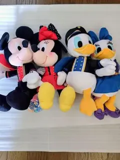 ディズニー プライズぬいぐるみ 4体セット ミッキー ミニー ドナルド デイジー