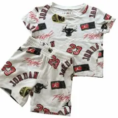 ジョーダン セットアップ 90cm 24M Tシャツ ハーフパンツ キッズ 総柄