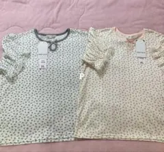 ソデレースカットソーアベイル　小花柄 ぽっちゃり　大きいサイズ