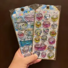 カミオジャパン ぷくぷくあわわちゃん ウォーターインシール 2種セット