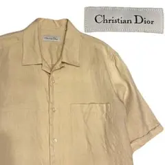 Christian Dior 半袖オープンカラーシャツ ベージュのサムネイル