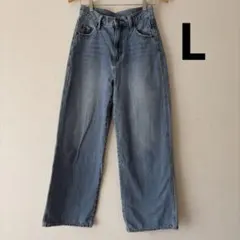 デニムパンツ　L WEGO standard