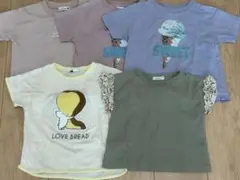 【90サイズ】Tシャツ 5枚セット まとめ売りのサムネイル