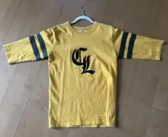 CHALLENGER フットボールTシャツ イエロー Mサイズのサムネイル
