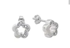 MARY QUANT マリクワ デイジー ピアス シルバー 箱付き