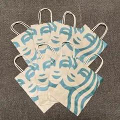 スタバ紙袋　ショップ袋 8枚まとめ売り