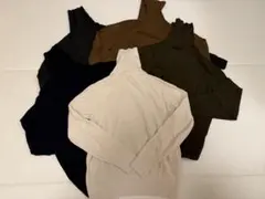 UNIQLO タートルネック ニット 5色