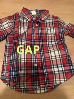 baby GAP チェック柄長袖シャツ 18-24 months