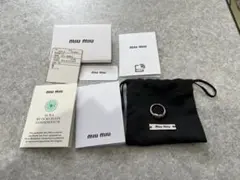 MIU MIU ジルコニア　リングのサムネイル