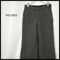 Paul Smith LONDON 総柄チェック　ウールスラックス　ストレート