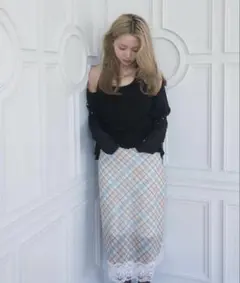 smyeon Stretch sheer skirt/ストレッチシアースカート - メルカリ