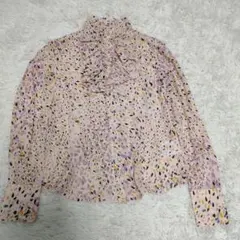 極美品　ナラカミーチェ　フラワーシャワーブラウス　Sサイズ