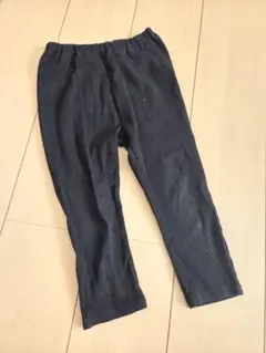 無印良品　100センチ　長ズボン　パンツ　ブラック