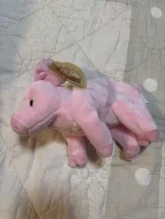 Ty Beanie Baby ぬいぐるみ ピンク 豚のサムネイル