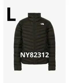 ノースフェイス/サンダージャケット/インナーダウン/収納/メンズ/黒/Lサイズ