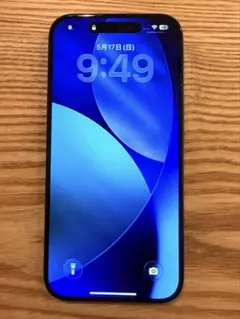 【美品】iphone 15 pro 512GB ブルーチタニウム simフリー