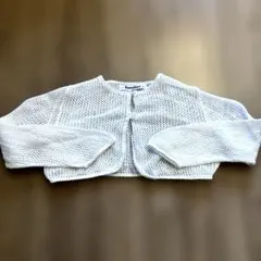 ファミリア　メッシュカーデ　白　70