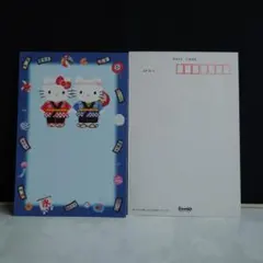 ハローキティ ポストカード 和風デザイン 4枚セット