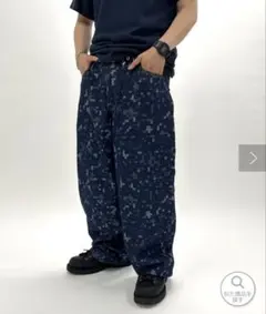 KOOK'N BRONX 24SS 幾何学模様デニムパンツのサムネイル