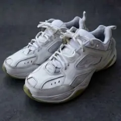 【美品】NIKE M2K テクノ ホワイト 28.5cm（箱なし・本体のみ）