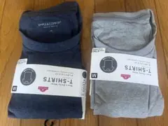 【新品】TOPVALU クルーネック半袖Tシャツ M 2枚セットグレー&ネイビー