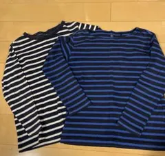 値下げ！★ユニクロ★キッズ　長袖カットソー　ボーダー柄　120㎝　2枚セット