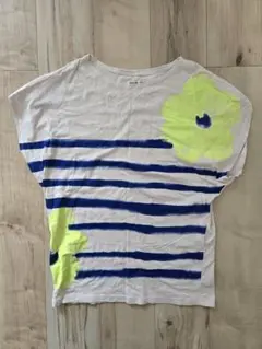 TSUMORI CHISATO ボーダー 花柄 半袖Tシャツのサムネイル