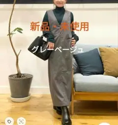 FORK&SPoon ピンストライプワンピース S グレー М　アーバンリサーチ