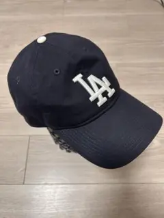 【美品】 NEW ERA 9FORTY LA Dodgers キャップ ネイビー