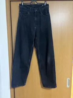 ⭐️即購入可　ユニクロ　ワイドストレートジーンズ　ブラック