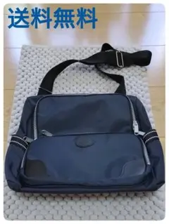 美品】碓井久恵ボディーバックネイビー撥水前掛け - メルカリ