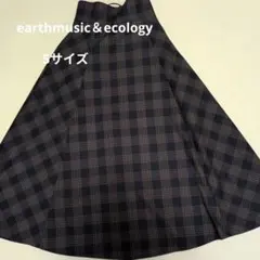 チェック柄 レースアップ フレアスカートのサムネイル
