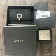 ブルガリ二つ折り財布　黒のサムネイル